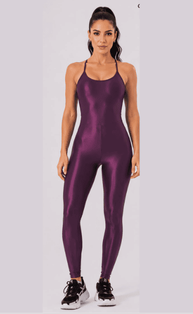 Macacão Contour Let's Gym Burgundy